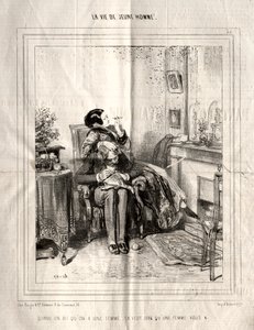 En ung mands liv, 1842. af Paul Gavarni