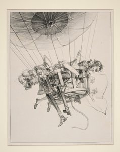 Den tabte ballon af Paul Gavarni