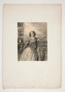 Kvindelige kunstnere/ Madame E. de B af Paul Gavarni