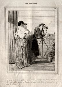 The Lorettes, 1842. af Paul Gavarni