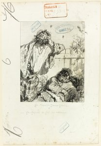 Les Propos de Thomas Vireloque: Hans Majestæt dyrenes konge af Paul Gavarni