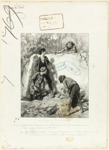 Thomas Vireloques ord: Misère-et-corde! af Paul Gavarni