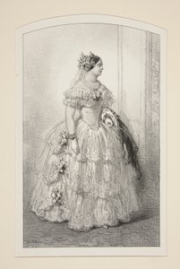 Fru prinsesse Mathilde af Paul Gavarni