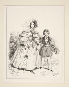 MORGEN Uagtsomhed. 1835. af Paul Gavarni