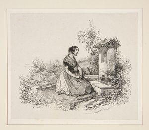 Vor Frue af Kilden af Paul Gavarni