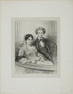 Her og der: Phèdre på Théâtre-Francais... af Paul Gavarni