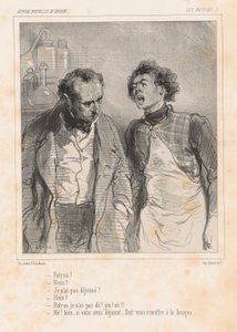 Chef! - Eh? - Det gør jeg ikke af Paul Gavarni