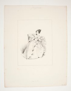 BALKJOLE. Jouenne frisure, Nattier blomster. af Paul Gavarni