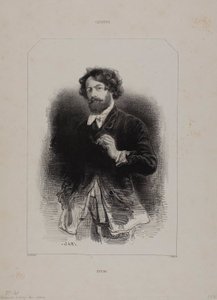 Selvportræt af Paul Gavarni