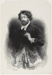 Selvportræt af Paul Gavarni