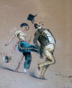 Hærkokken og de borgerlige, c1824-1866 af Paul Gavarni