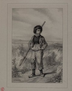 Den lille vejmand af Paul Gavarni