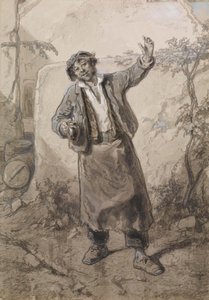 De tolv måneder: oktober af Paul Gavarni