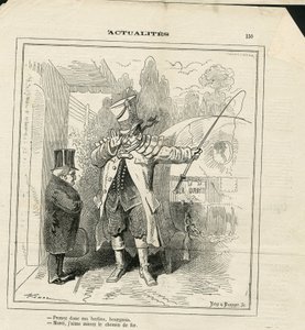 Illustration af Hadol (1835-1875) i Le Charivari af Paul Hadol