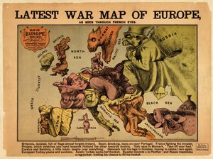 Seneste krigskort over Europa: set med franske øjne