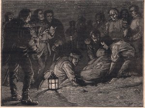 Begravelse af Sir John Moore AD 1809 af Paul Hardy