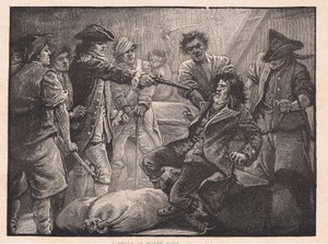 Fangst af Wolfe Tone AD 1798 af Paul Hardy