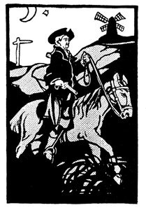 Highwayman (gravering) af Paul Hardy