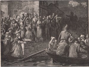 Royalisternes tilbagetog fra Toulon AD 1793 af Paul Hardy