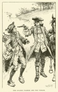 The Golden Farmer and the Tinker (gravering) af Paul Hardy