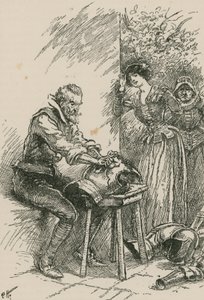 Det første han gjorde var at gennemsøge en rustning, som havde tilhørt hans oldefar af Paul Hardy