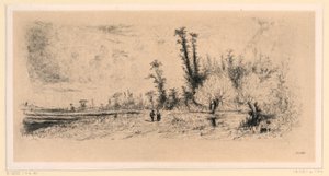 Saulée omkring Paris af Paul Huet
