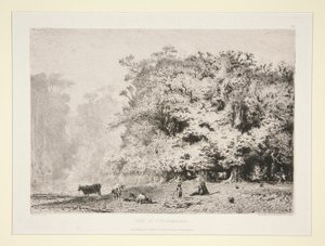Skove nær Fontainebleau af Paul Huet