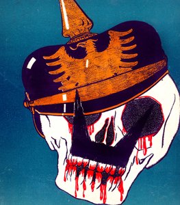 Karikatur af Kaiser Wilhelm, 13. april, 1916 af Paul Iribe