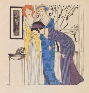 Paul Poiret-kjoler, 1908.