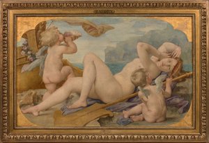 Cybele og Amphitrite, 1859. af Paul Jacques Aimé Baudry