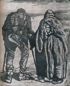 Vagrants, c1800-tallet, 1924 af Paul Joseph Blanc