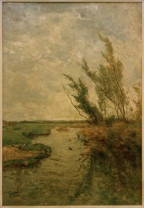 Polderlandschaft af Paul Joseph Constantin Gabriel