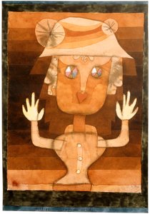 En dukke, 1923. af Paul Klee