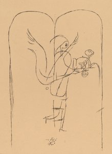 Et geni serverer en lille morgenmad Et geni serverer en lille morgenmad, 1920. af Paul Klee