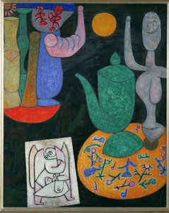 Et stilleben (gouache) af Paul Klee