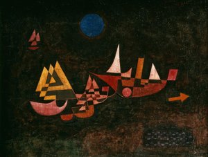 Skibenes afgang af Paul Klee
