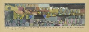 Åh, hvor bliver min smerte yderligere forværret, når du ikke engang ærger dig til at mistænke mit hjertes følelser af Paul Klee