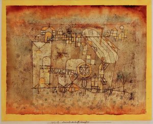 Luftdamperens ankomst af Paul Klee