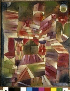 Arkitektur fra vinduet af Paul Klee