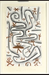 Område med højt humør; Gelande des Ubermutes af Paul Klee