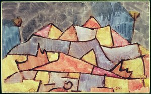 Barsk bjergform af Paul Klee