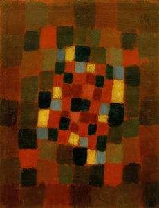 Farverig seng af Paul Klee