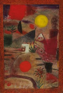 Fejring og Undergang; fest og efterår af Paul Klee