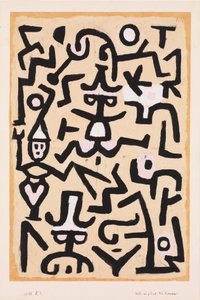 Komikernes håndseddel af Paul Klee
