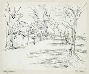 Landevej til Schwaing af Paul Klee