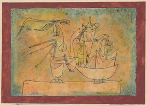 Destillation af pærer, 1921. af Paul Klee