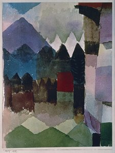 Fohn Wind i Franz Marcs Have af Paul Klee