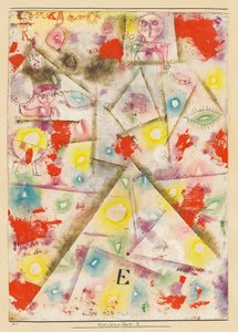 Mindeblad E, 1924. af Paul Klee