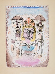 Græske og barbarer, 1920. af Paul Klee