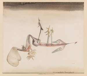 Ground Bewitched Landscape, 1924. af Paul Klee